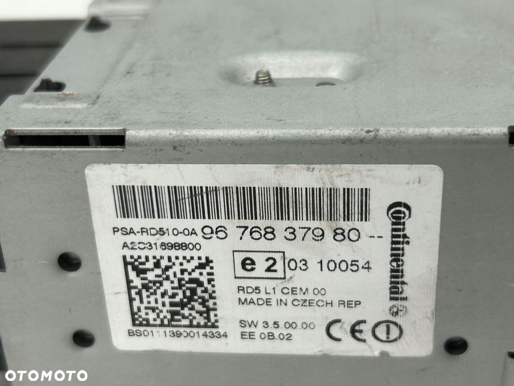 radioodtwarzacz stacja multimedialna citroen c4 ii 9676837980 - 6