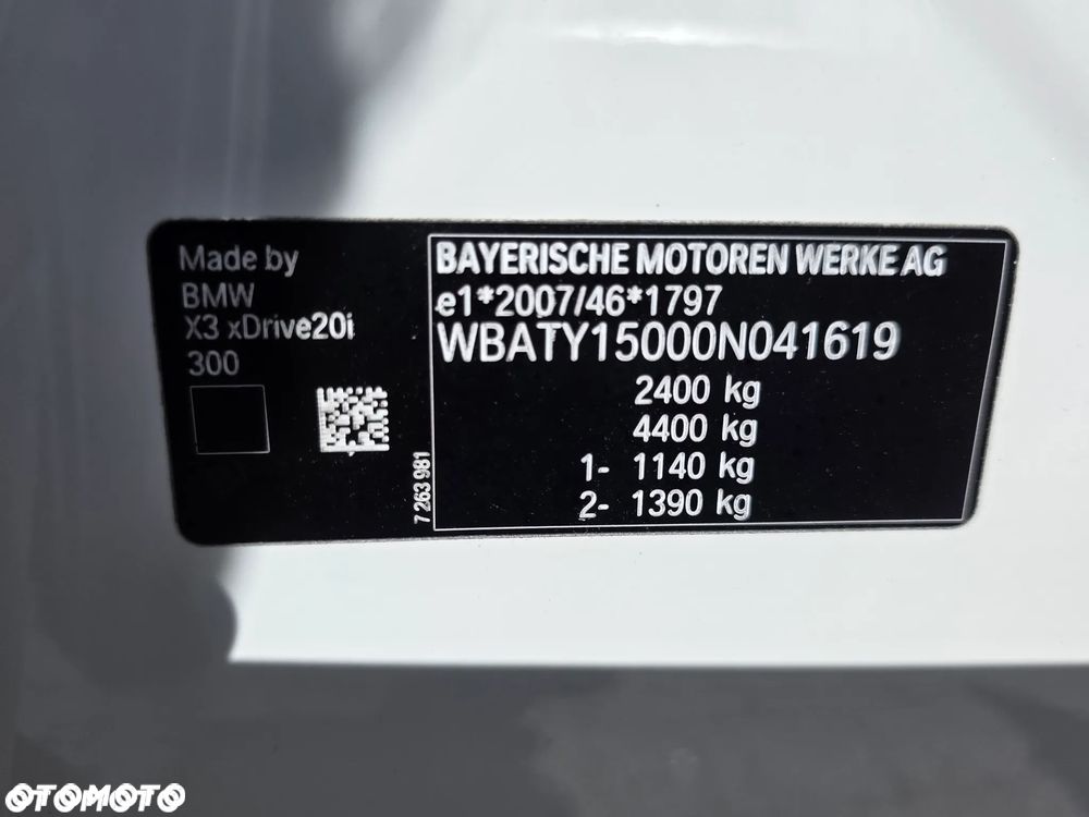 BMW X3 xDrive20i GPF Business Edition sport - 34