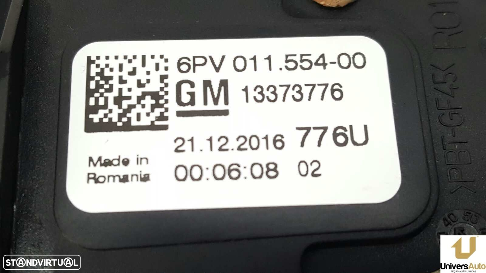 POTENCIÓMETRO PEDAL ACELERADOR OPEL ASTRA K LIM. 5TÜRIG DYNAMIC START/STOP - 5