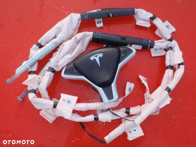 TESLA S X 3 PODUSZKA POWIETRZNA KIEROWCY AIRBAG PASY PAS KURTYNA DESKA KURTYNY naprawa regeneracja ! - 3