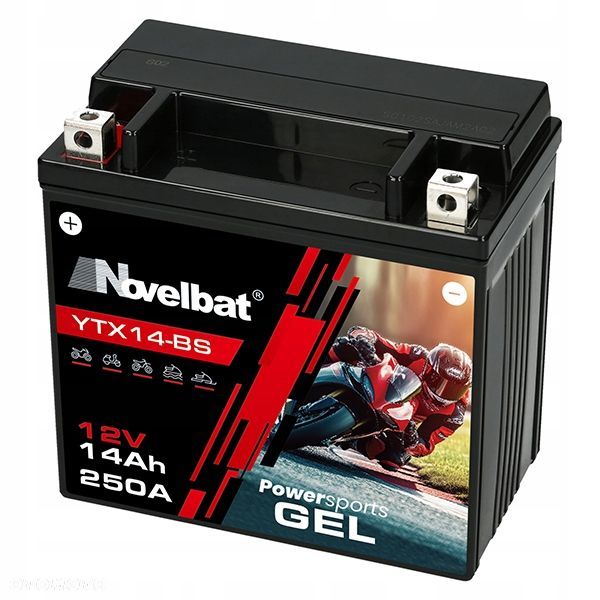 Akumulator Novelbat GEL-YTX14-BS 14Ah 250A L - 5