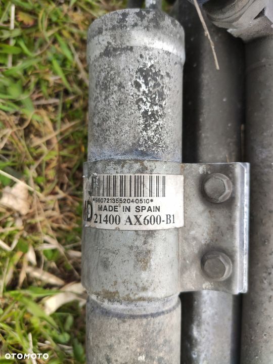 ZDERZAK PRZÓD PRZEDNI NISSAN MICRA K12 62090AX600 BIAŁY CZERWONY SREBRNY - 8
