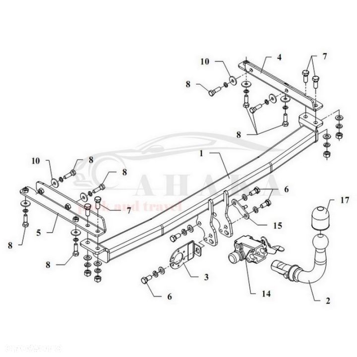 Hak Holowniczy Automat Do Nissan Micra K12 Hatchback 2003-2010 - 3