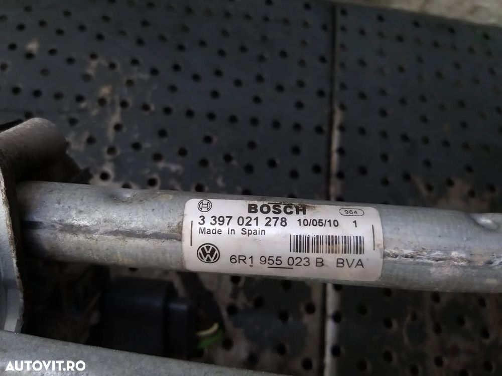 Ansamblu stergator motoras vw polo 6r 3397021278 6r1955023b 0390241566 6r1955119a - 3