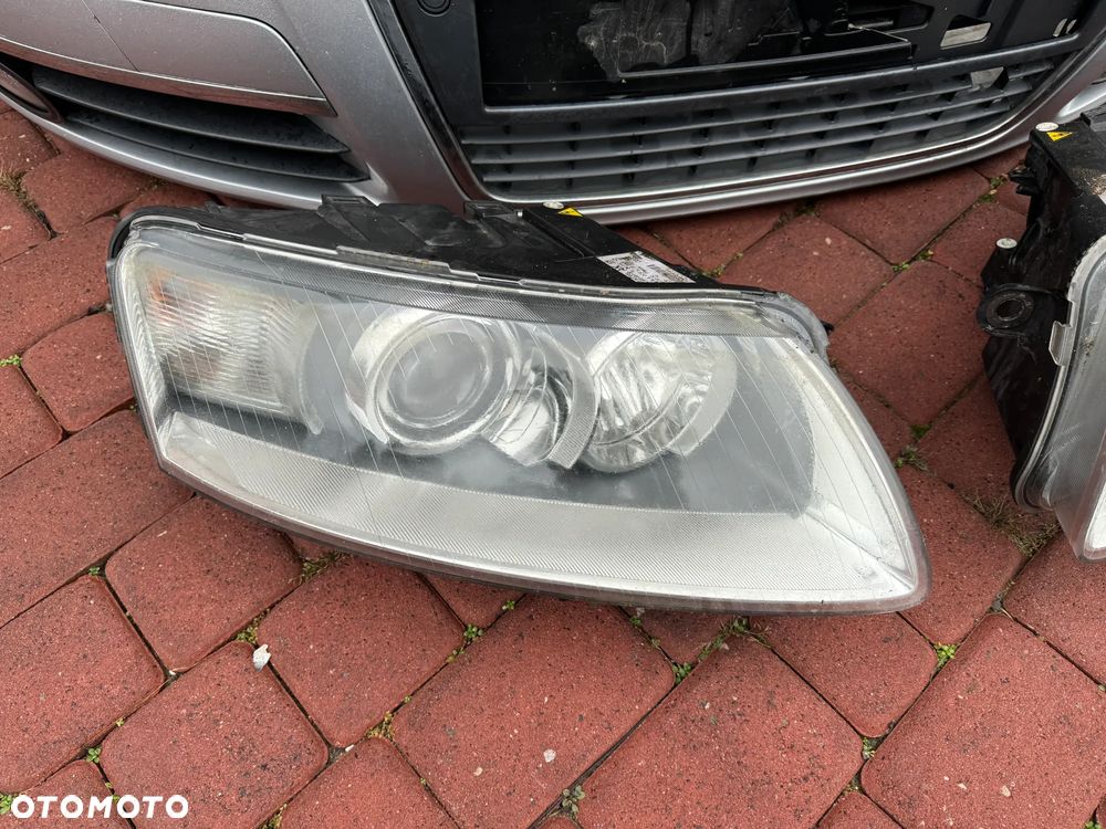 PRZÓD KOMPLETNY ZDERZAK PAS MASKA XENON AUDI A6 C6 LZ9Y - 7