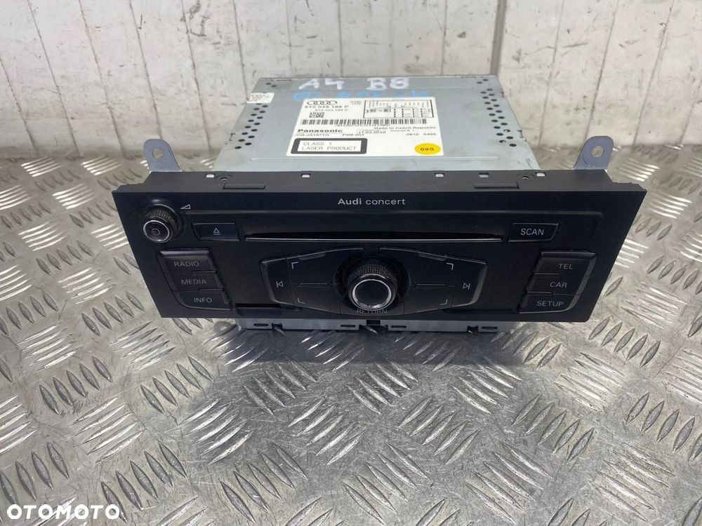RADIO CD CZYTNIK CONCERT AUDI A4 B8 A5 8T Q5 8R 8T2035186P - 2