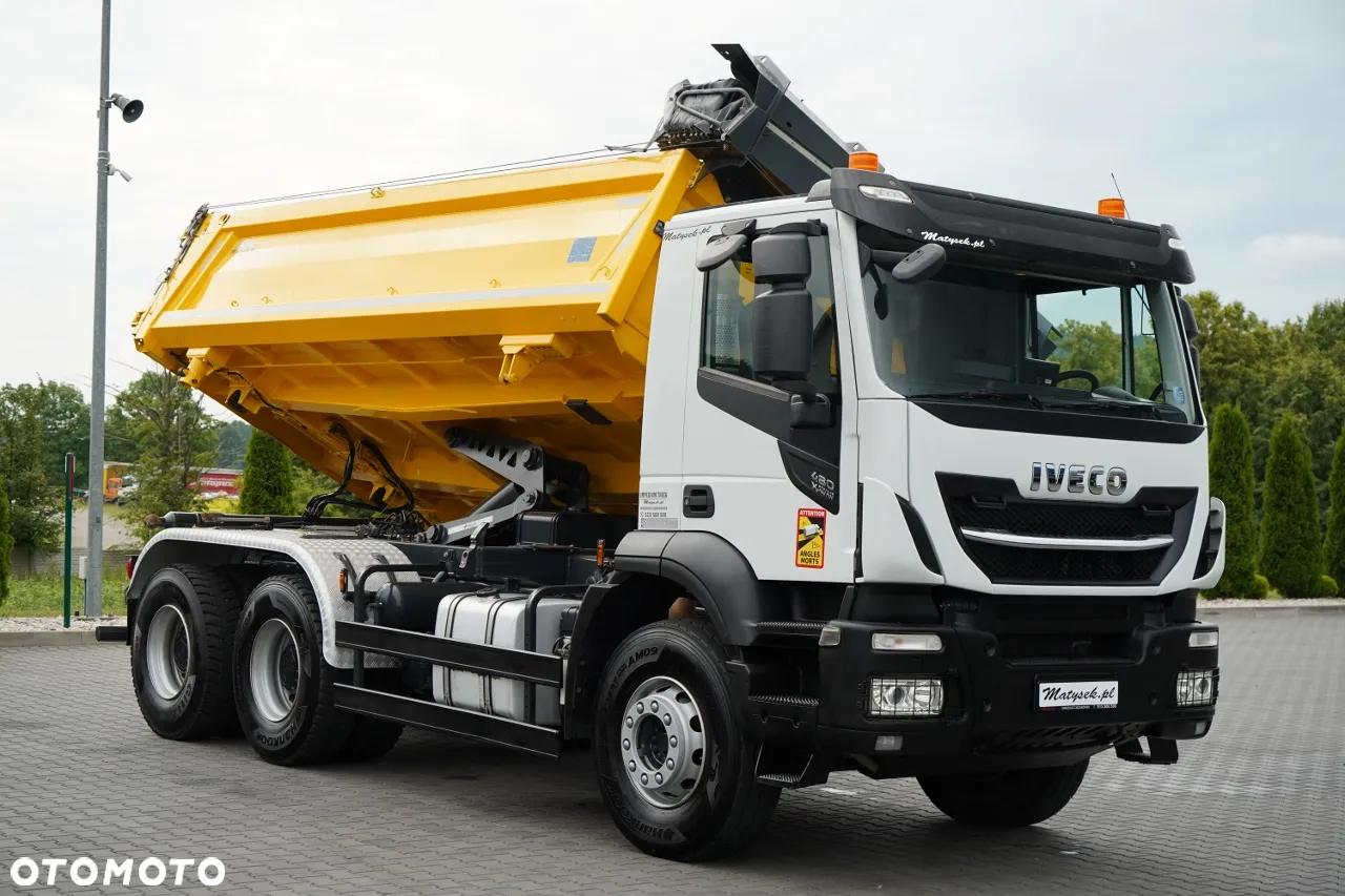 Iveco STRALIS X-WAY 480 / 6x4 / WYWROTKA DWUSTRONNA /  HYDROBURTA / BOARDMATIC / MEILLER KIPPER / SPROWADZONY - 9