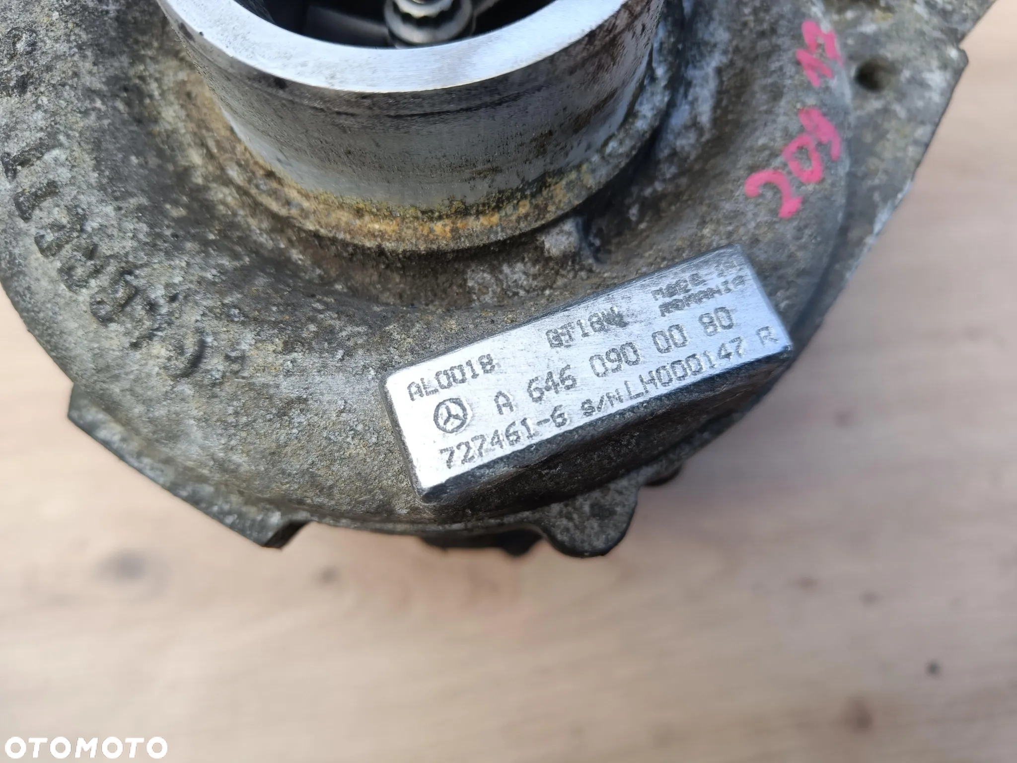 MERCEDES W203 W209 CLK W211 2.2 CDI TURBOSPRĘŻARKA TURBO TURBINA A6460900080 - 3