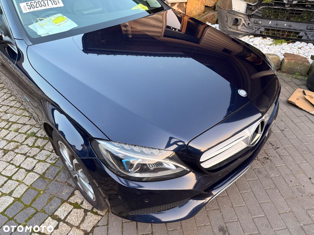 Maska Mercedes C klasa W205 aluminium pierwszy lakier 890 - 2