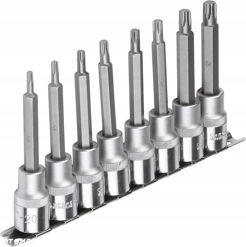 ZESTAW KLUCZE TRZPIENIOWE TORX 1/2 T20-T50 8SZT - 1