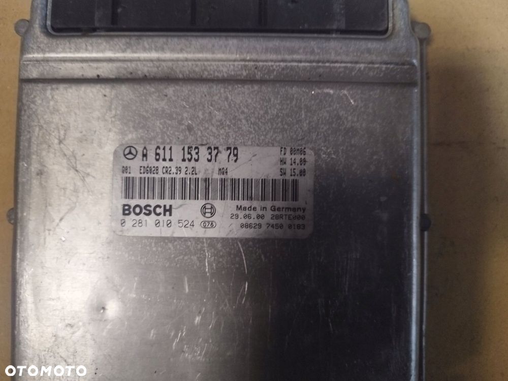 KOMPUTER STEROWNIK SILNIKA MERCEDES SPRINTER 2.2 CDI 00-06 A6111533779 - 2