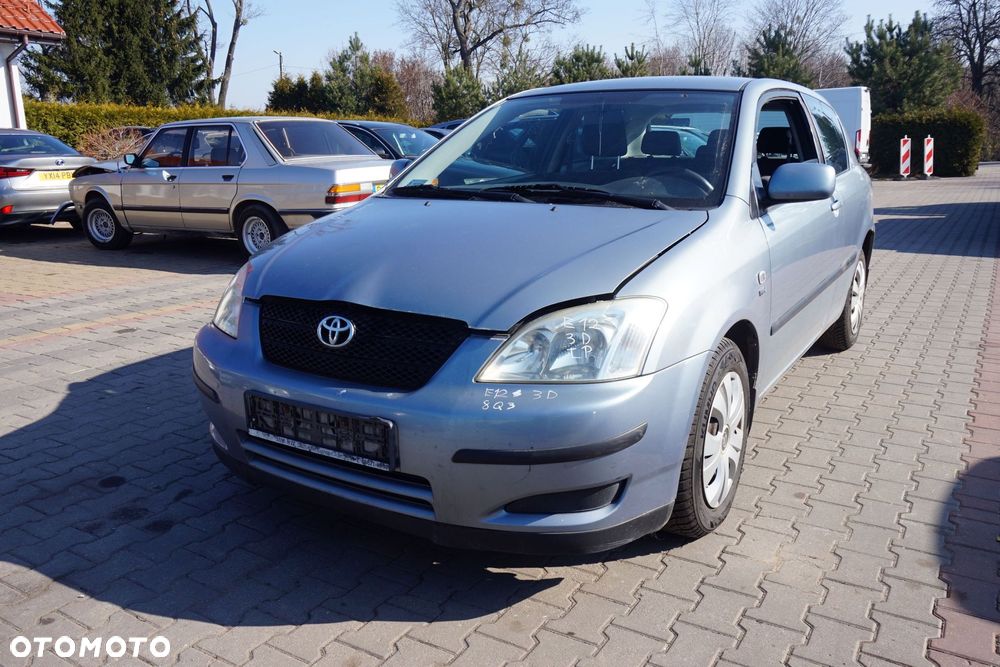 TOYOTA COROLLA E12 3D HB 8Q3 1.4 16V KM SREBRNY na części - 1