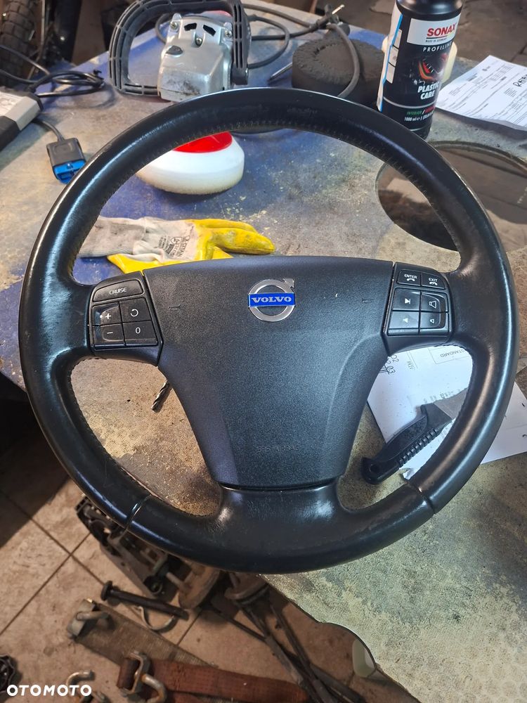 volvo multifunkcja c30 s40 v50 skóra kierownica org-poznan - 6