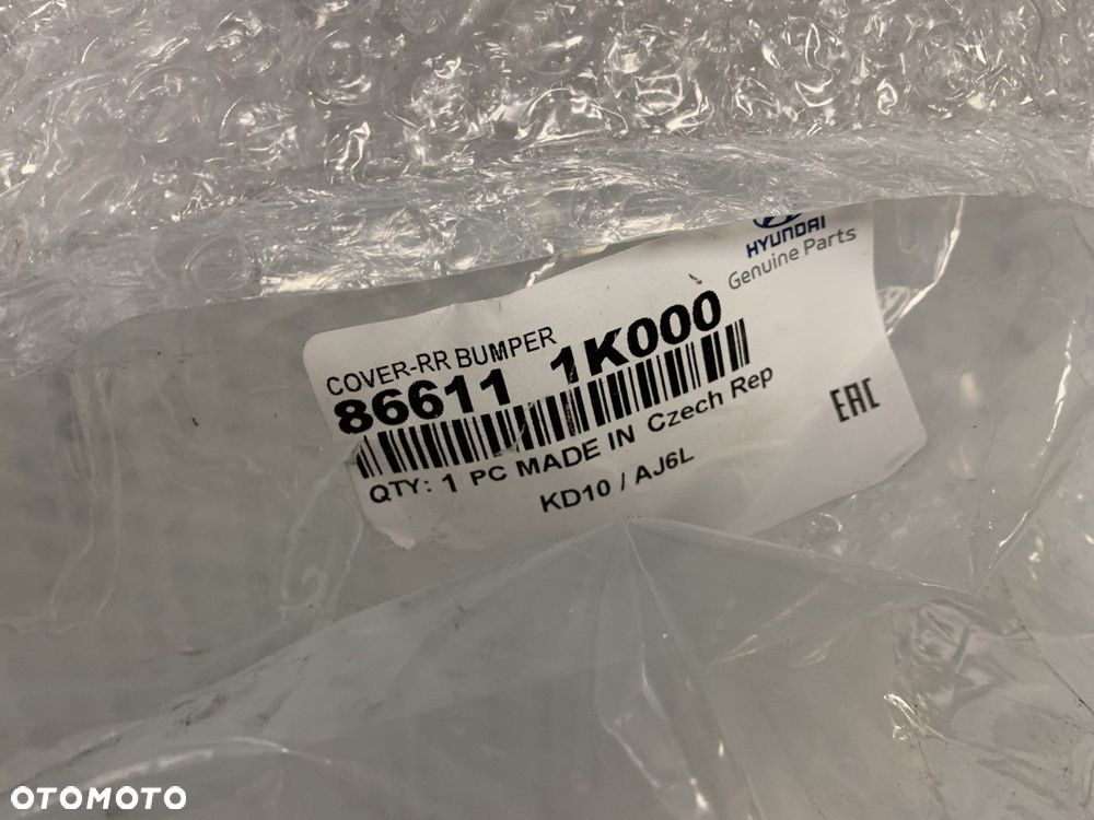 NOWY ORYGINALNY ZDERZAK TYLNY TYL HYUNDAI IX20 IX 20 BEZ PDC 10-15 86611-1K000 - 3