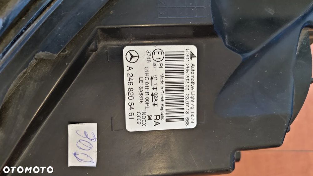 Lampa prawa przód MERCEDES B-KLASA W246 LIFTA2468205461 EU - 3