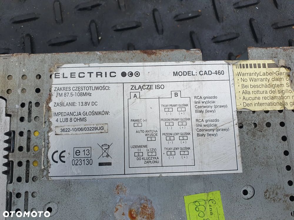 RADIO SAMOCHODOWE ELECTRIC CAD-460 - 4