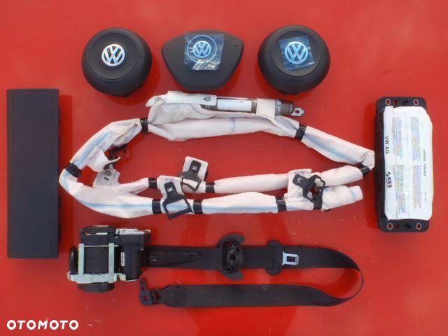 VW GOLF 7 VII SPORTSVAN PAS PASY BEZPIECZEŃSTWA PIROTECHNICZNE LEWY PRAWY oryginał PRZÓD PRZEDNIE !! - 2