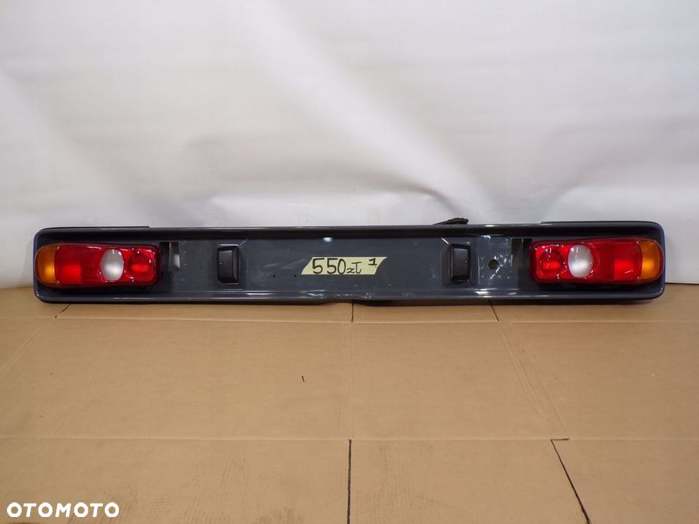 VW T6 T6.1 Transporter 16- ZDERZAK TYLNY BELKA NOWA Z LAMPAMI RAMA SKRZYNIA - 1