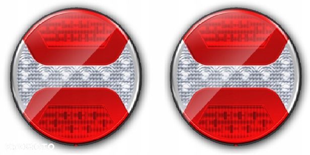 2x LAMPA LED ZESPOLONA TYLNA NEON BUS PRZYCZEPA - 1