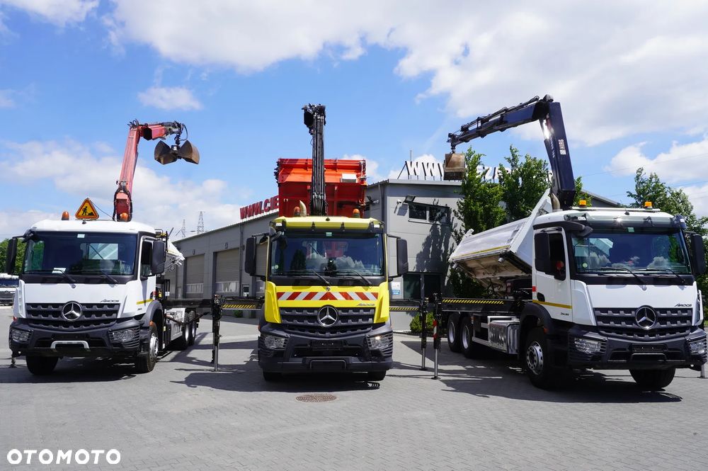 Mercedes-Benz Arocs 2636 6×4 / 100 tys. km! / HDS HIAB / rotator / Wywrotka 3-stronna / hydroburta / 3 szt_255664 - 5