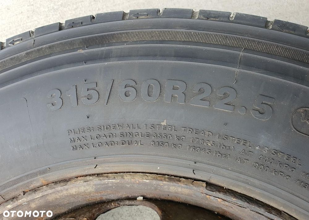 KOŁO FELGA 22.5X9 315/60/R22.5 MERCEDES ACTROS MP4 - 2