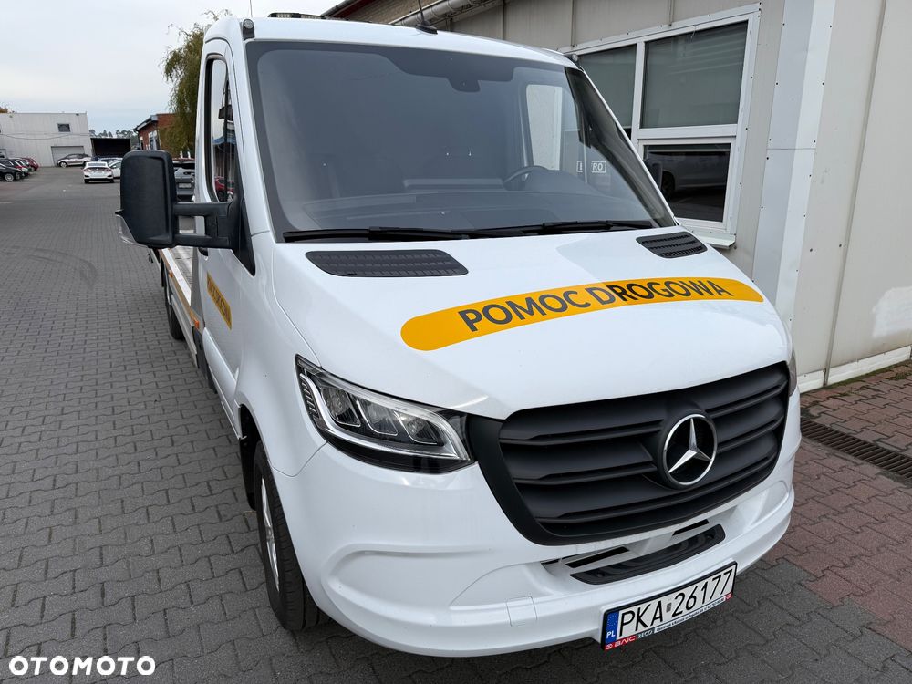 Mercedes-Benz SPRINTER 317 SPECJALNY Pomoc drogowa poduszki najazd platforma do przewozu pojazdów - 40
