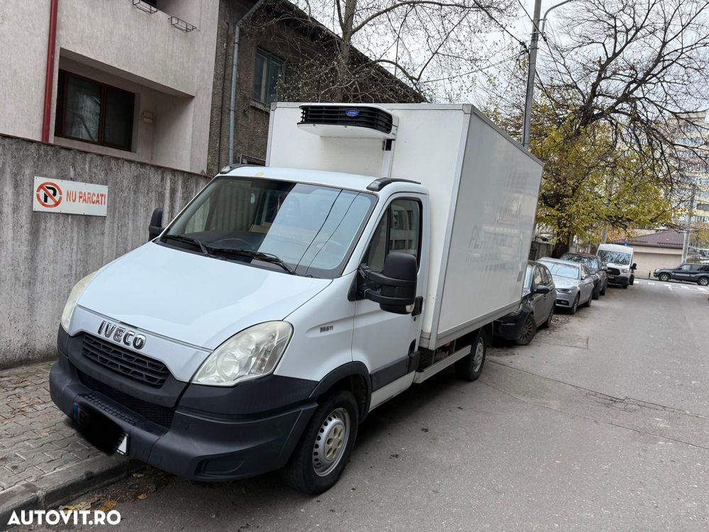 Iveco Daily 35c Frigorific Frig Carrier an 2014 Cub Izoterm 298.000km Istoric Service Facturi Kit Distribuție Ambreiaj Rezivie Frig AC Navi Discuri Placute Baterie Anvelope direcție suspensie Vopsea Ok TVA - 3