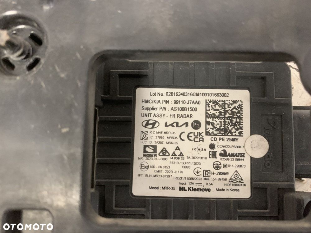 UCHWYT RADAR CZUJNIK MARTWEGO POLA KIA HYUNDAI 99110-J7AA0 - 5