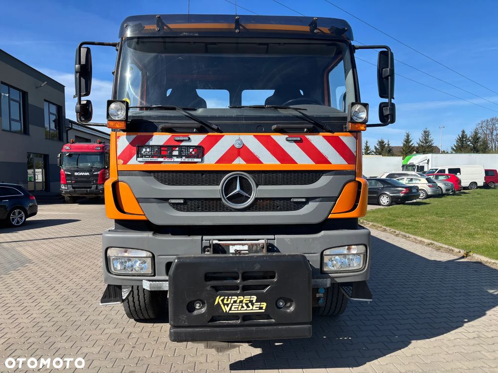 Mercedes-Benz AXOR 1828 4x4 blokady, biegi terenowe, oryginalna wywrotka Meiller kiper , hydraulika do wywrotu , zawieszenie resor, czołownica do pługa, klimatyzacja , webasto , elektryka - 3