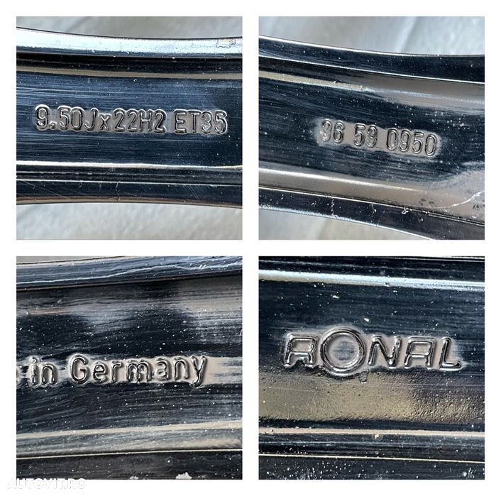 Jante roti R22 Hartge 2 latimi bmw 5x120 x5 x6 F15 F16 e71 F01 F02 - 2