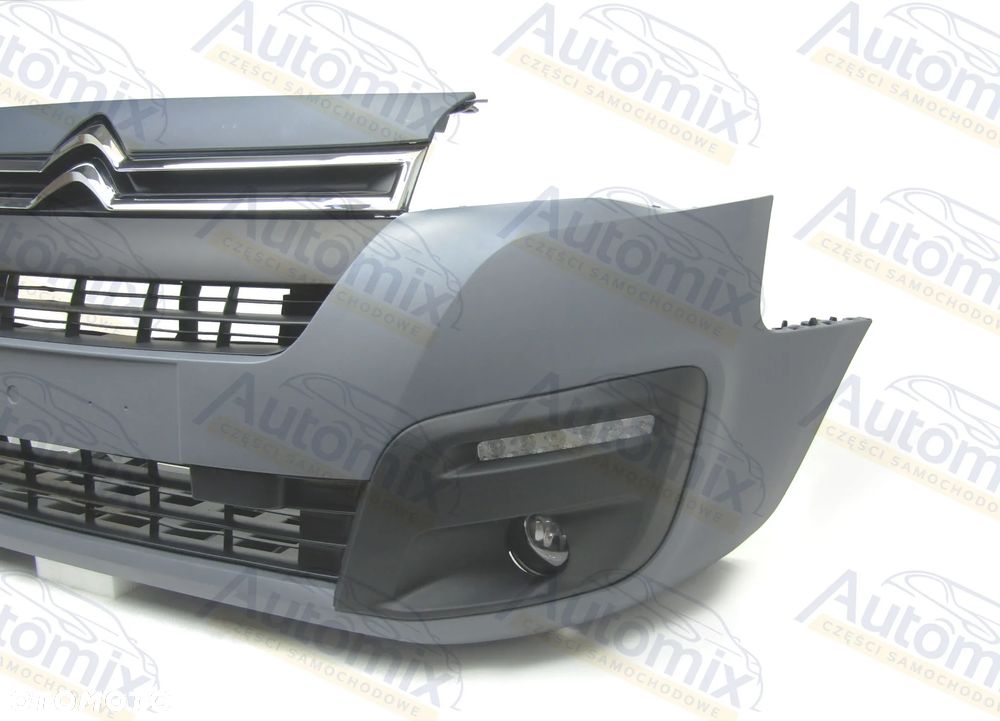 Zderzak Citroen Berlingo 15 - 18 przedni kratki halogeny Kompletny ! - 9