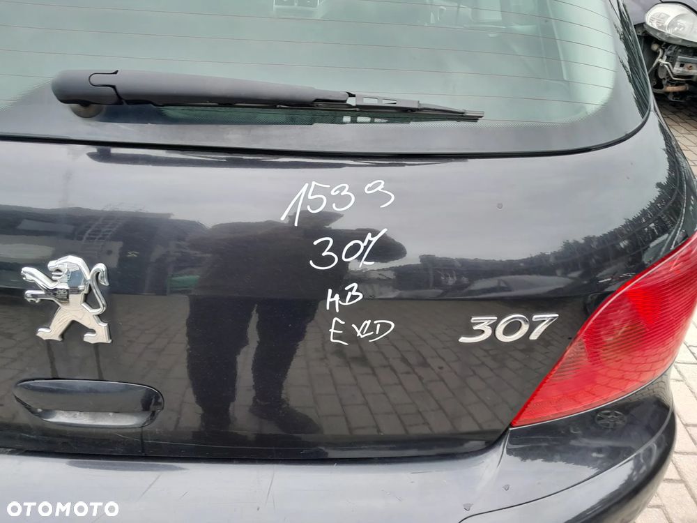 PEUGEOT 307 KLAPA BAGAŻNIKA TYLNA TYŁ HB KOLOR: EXLD - 6
