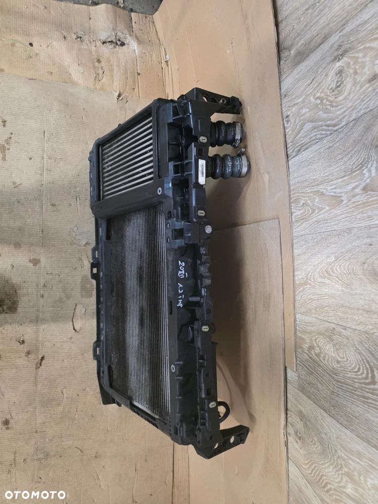 KOMPLET CHŁODNIC WODA KLIMA COOLER WENTYLATOR 1.2 THP PEUGEOT 208 II - 4