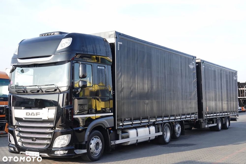 DAF XF 480 / ZESTAW TANDEM 120 M3 / PRZEJAZDOWY / KLIMA POSTOJOWA / 7,7 M + 7,7 M / 2022 ROK / - 27