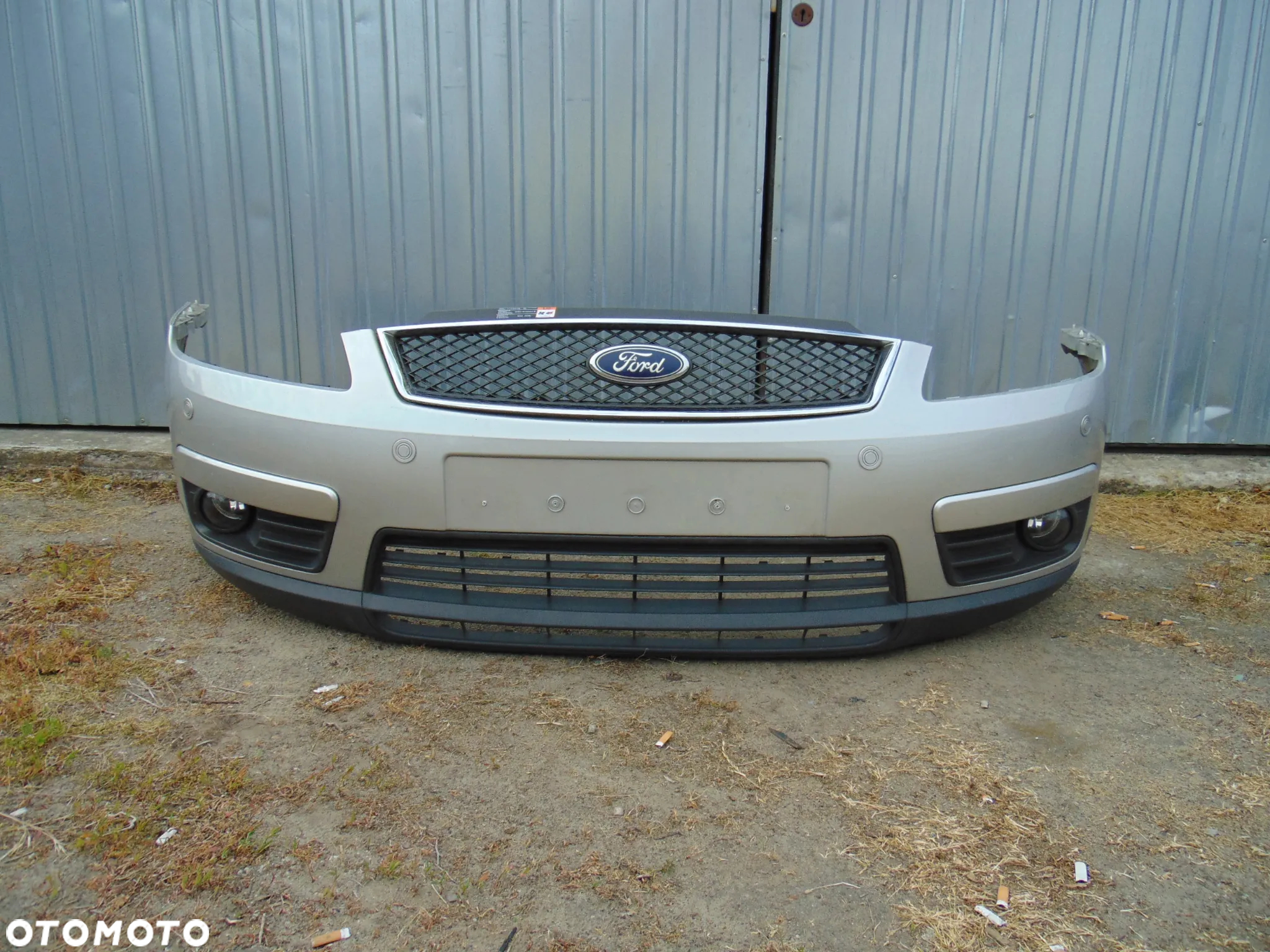 ORYGINAŁ zderzak przedni przód grill atrapa lakier 03 PDC Ford C-Max I 03-06r - 4
