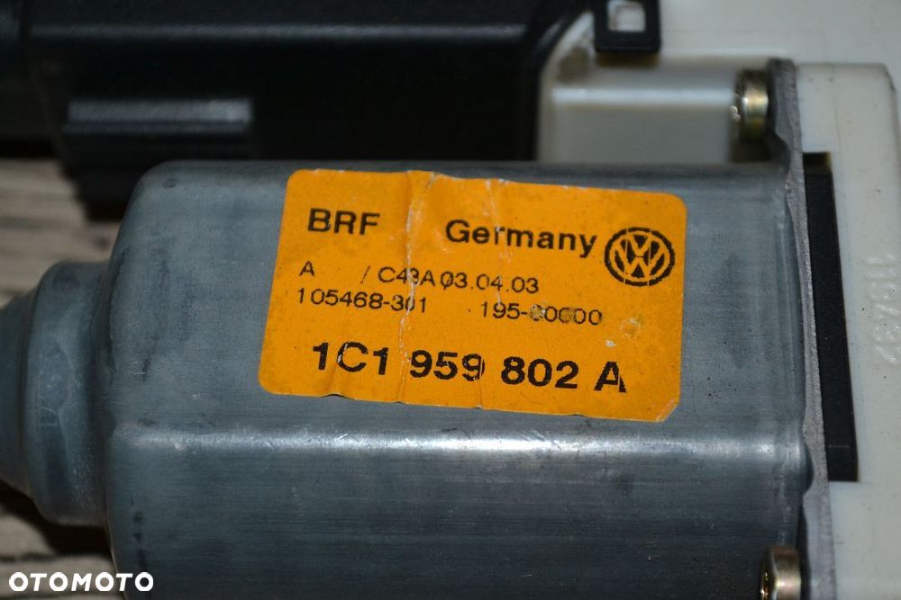 VW GOLF IV BORA PASSAT B5 LEON TOLEDO SILNICZEK OPUSZCZANIA SZYB EL PRAWY 1C1959802A - 2