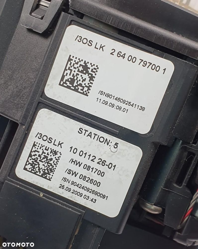 PRZEŁĄCZNIK ZESPOLONY TAŚMA MANETKI MERCEDES W212 A2124407803 - 9