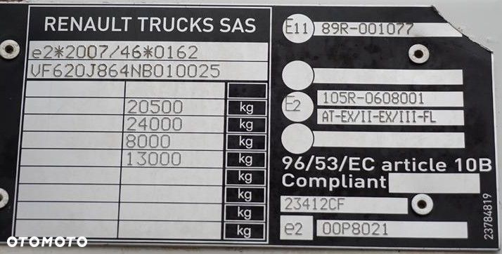 Renault D 280 / ACC / E 6 / BURTOWY + WINDA / ŁAD. 9953 KG / PEŁNY ADR - 11