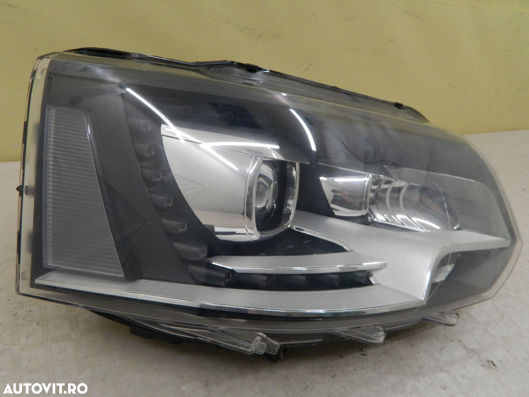 Far dreapta VW Transporter T5 facelift Bi-Xenon LED, 2012, 2013, 2014, cod origine 7E5941016. - 4