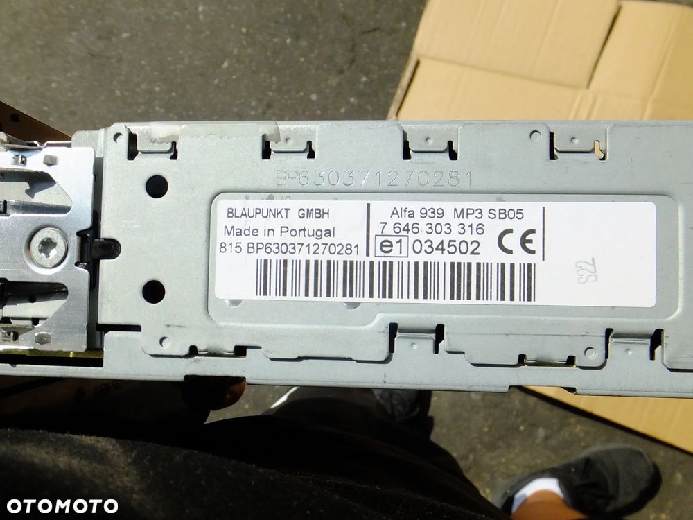 radio cd alfa romeo 159 7646303316 - 3