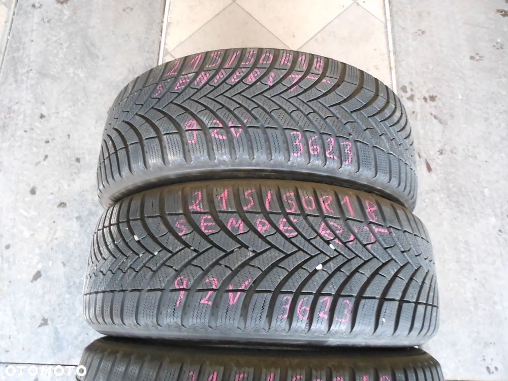 opony 215/50r18 semperit speed-grip 5 2x6,5mm 2x7,7mm zima komplet - 3