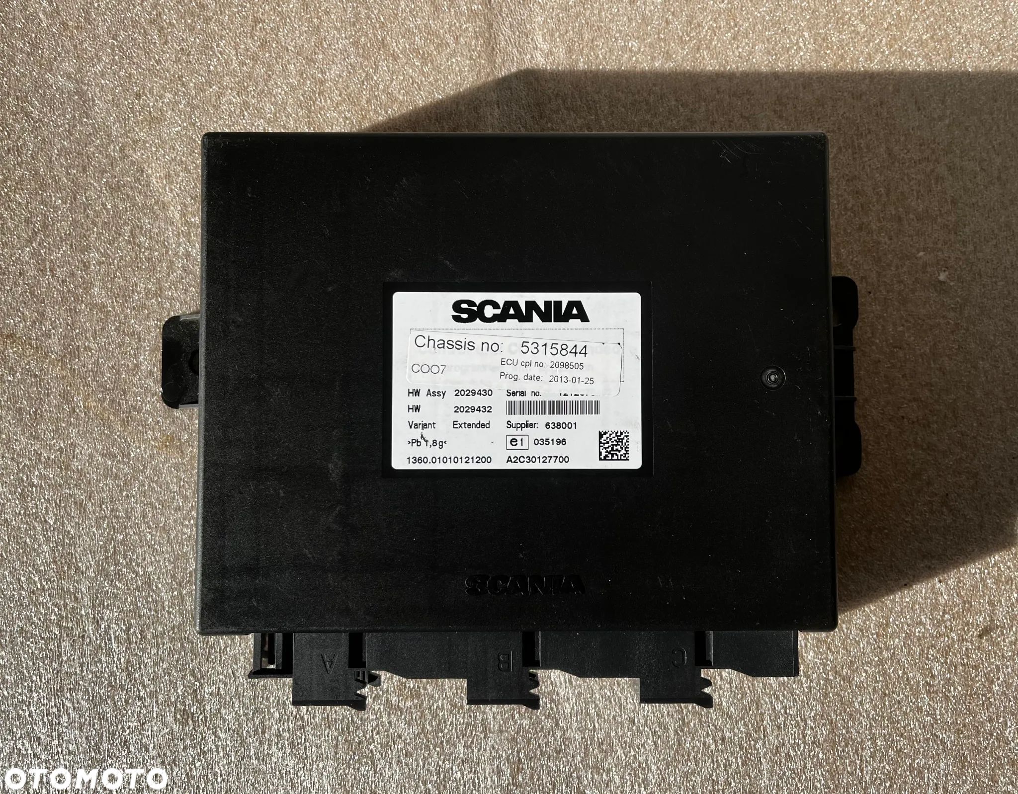 KOORDYNATOR COO7 SCANIA 2098505 - 1