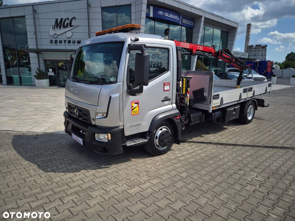 Renault D 7.5 180 / SKRZYNIA / HDS FASSI F32 / NISKI PRZEBIEG / BEZWYPADKOWY / OKLEJONY / AUTOMAT / CHWYTAK / SERWISOWANY / UNIKAT / EURO 6 - 3