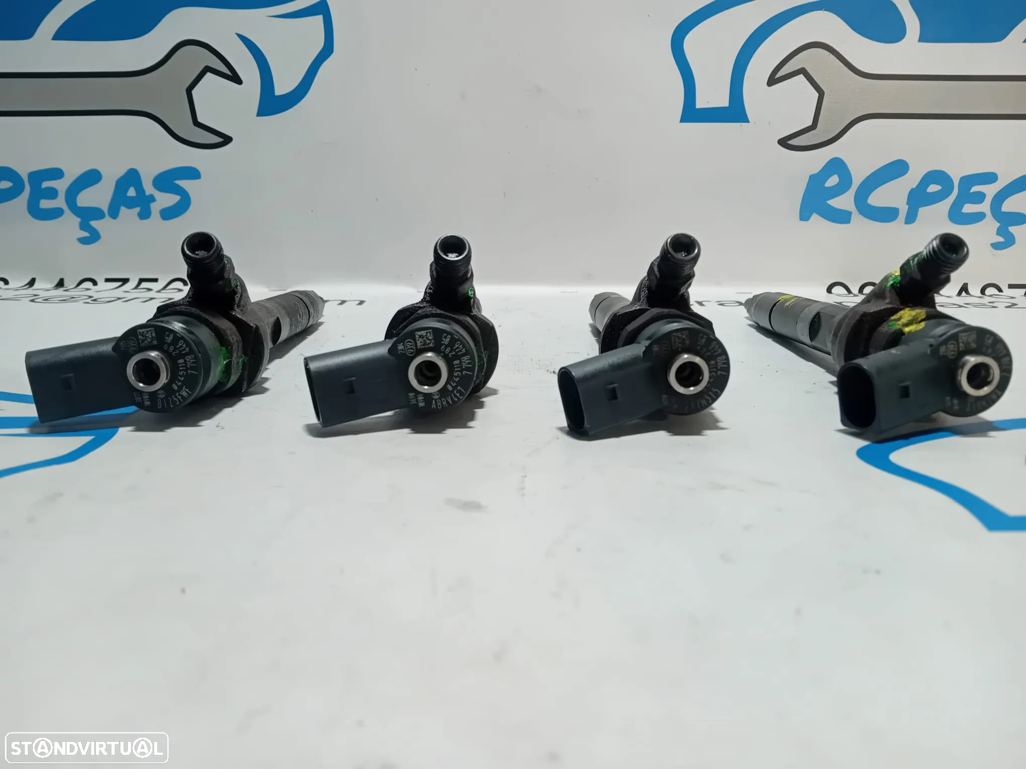 Conjunto 4 Injetores Bosch BMW N47D20 N47 16D 18D 7798446 0445110289 - 5