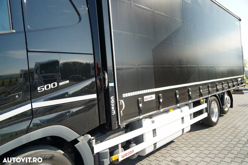 Volvo FH 500 / MEGA / COMBINAT TANDEM TRAVEL 120 M3 / 2024 / I-PARK COOL / DOCURI DE ACOPERIRE PENTRU CĂRUCIOR / PUNTE RIDICATĂ / JANTE DIN ALIAJ / REMORCĂ WECON - 10