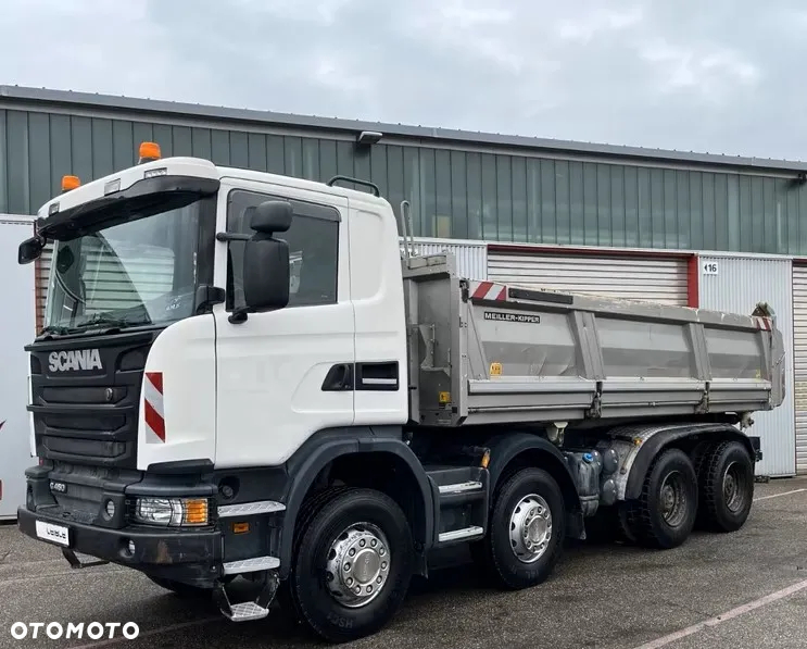 Scania G 450 8x4 | Meiller Bordmatik Wywrotka trójstronna  | Retarder | 298.000 km!!!! | Euro 6 |1 właściciel - 13