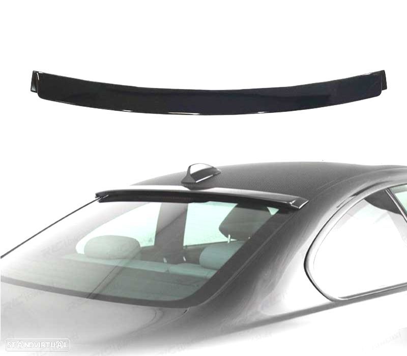 AILERON SPOILER VIDRO BMW E60 03-10 PRETO BRILHANTE - 1