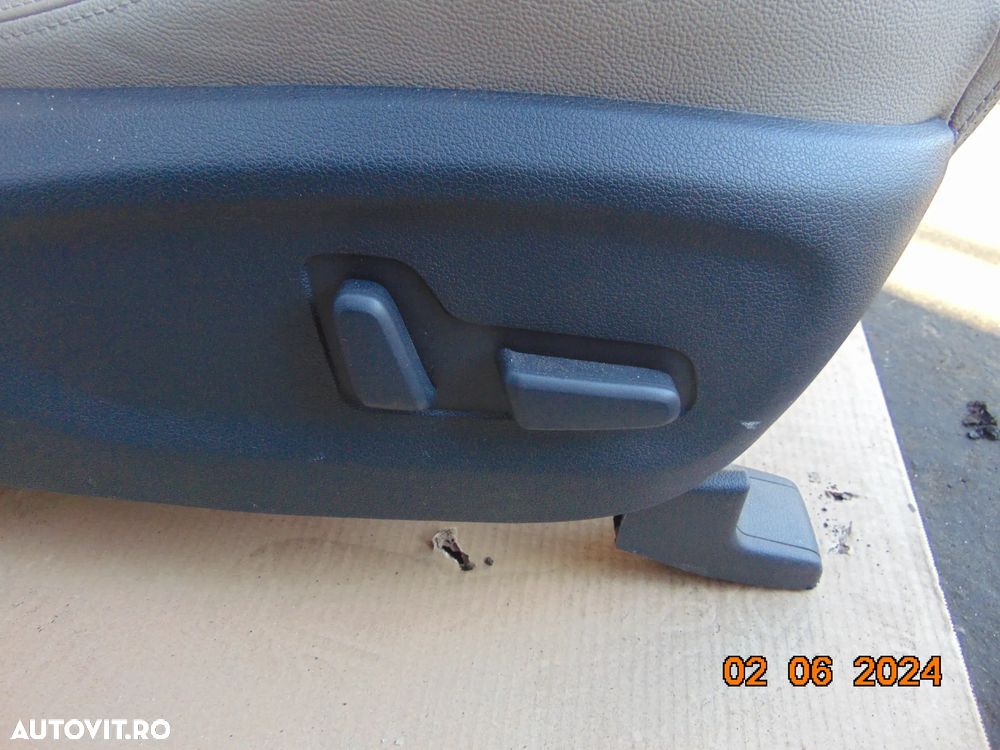 Scaune fata Hyundai Tucson 2015-2020 banchete spate scaune fata interior Tucson piele cu incalzire - 6