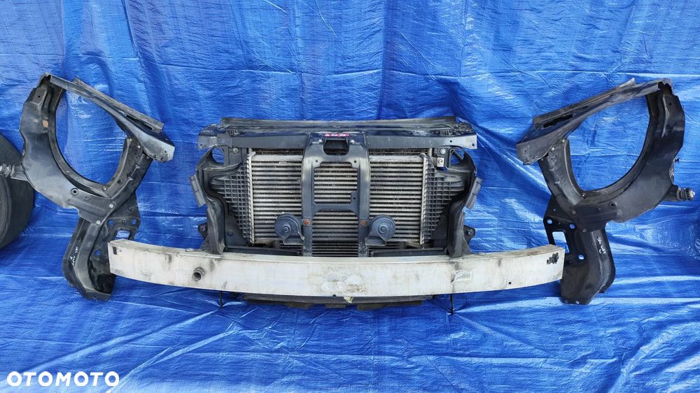 PAS PRZEDNI WZMOCNIENIE PRZÓD OKULAR BELKA KIEROWNICA POWIETRZA CHŁODNICE WENTYLATOR KOMPLET MERCEDES ML W164 LIFT 3.0 CDI V6 BLUETEC