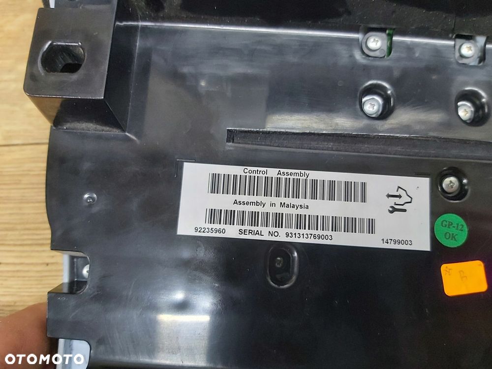 Chevrolet CAMARO V SS 6,2 v8 panel nawiewu klimatyzacji 92235960 10-14r - 5